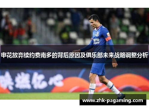 申花放弃续约费南多的背后原因及俱乐部未来战略调整分析